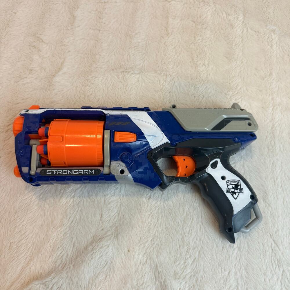 Nerf Strongarm N Strike Elite Blaster Soft Dart Gun C-044A 2011 Hasbro